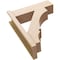 Ekena Millwork 8-in W x 26-in D x 32-in H Balboa Block Rough Cedar Woodgrain TimberThane Outlooker, Primed Tan OUTUR080X26X32BOA44RCPR - alternate 4